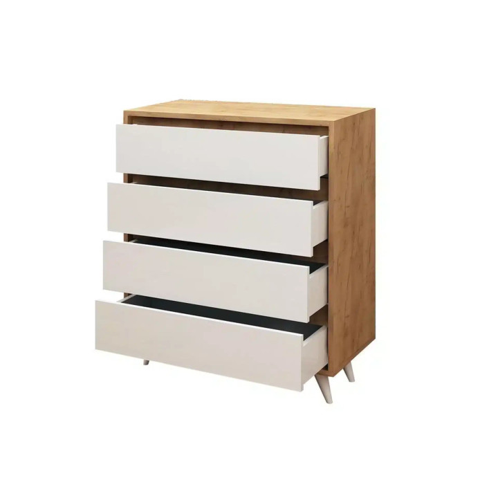 Ntane - Chest of Drawers, Off White and Brown