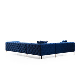 Ntane - Momo Corner Sofa, Blue