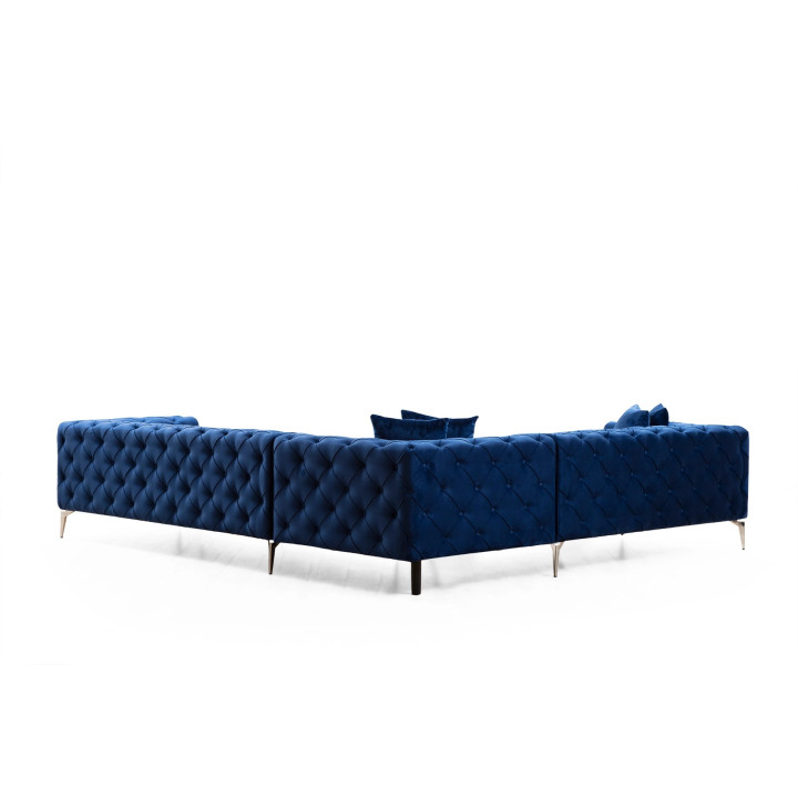 Ntane - Momo Corner Sofa, Blue