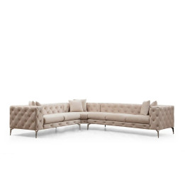 Ntane - Momo Corner Sofa, Cream