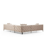 Ntane - Momo Corner Sofa, Cream