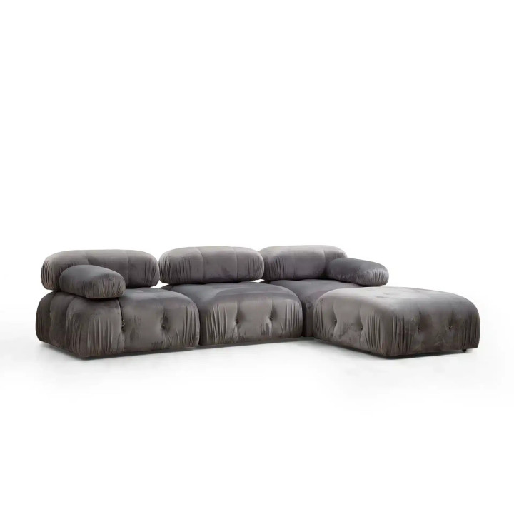 Ntane - Bubble Modular Corner Sofa, Light Grey