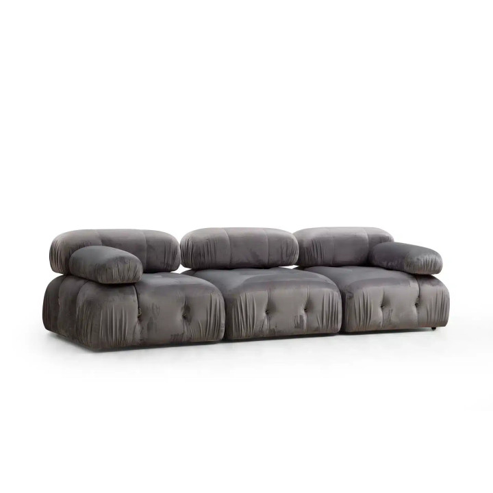 Ntane - Bubble Modular Corner Sofa, Light Grey