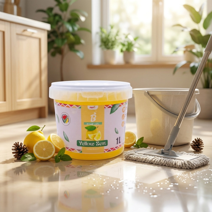 Nori-B Lemon Scented Pine Gel 1L – Multi-Surface Gel Cleaner