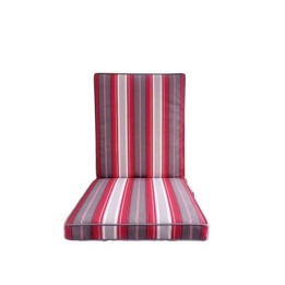 Red & Grey Morris Chair Cushion