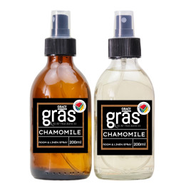 Home Fragrance - 200ml Chamomile Room & Linen Spray (Amber Bottle)