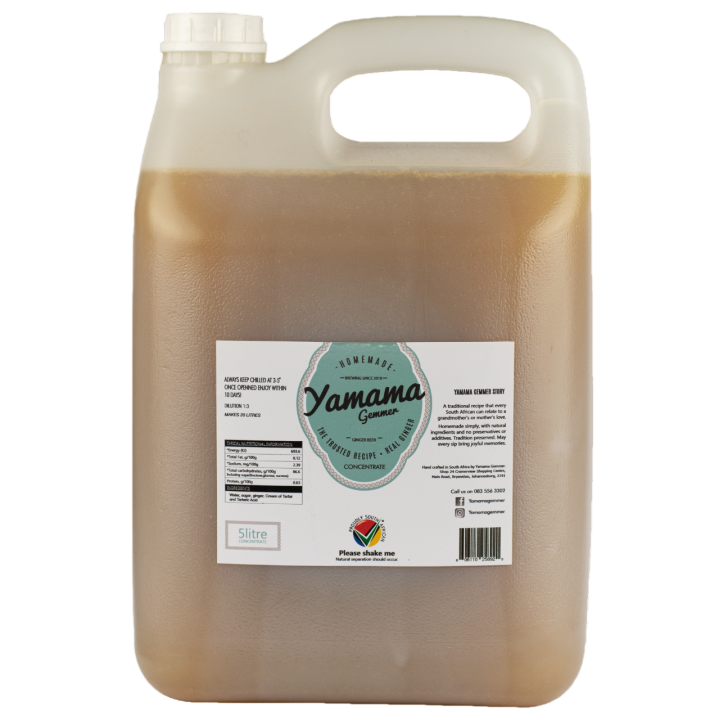 Beverage: Yamama Gemmer 5litre Gingerbeer Concentrate