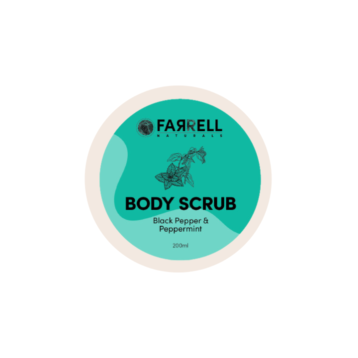 Body Scrub Black Pepper & Peppermint