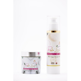 Moringa Body Scrub And Tissue Oil Combo