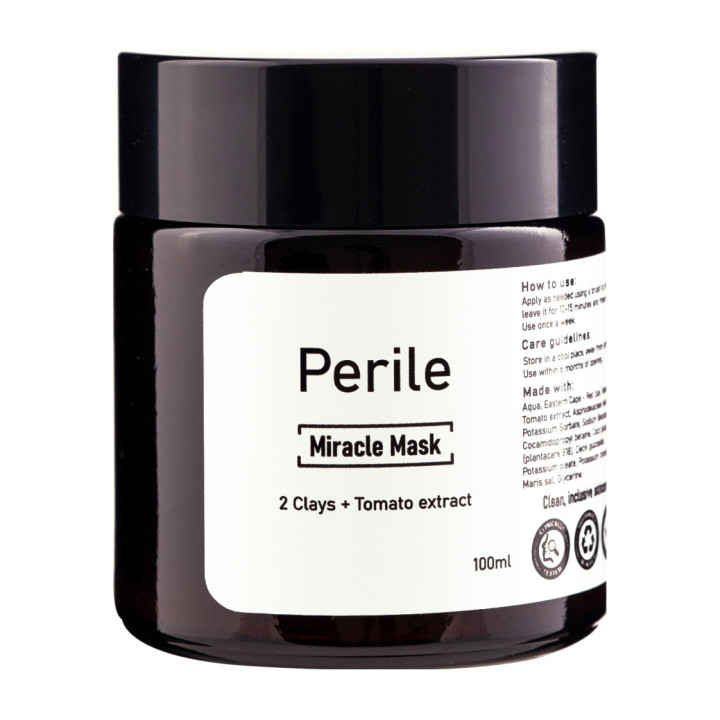 Perile - Miracle mask - 2 Clays + Tomato Extract -100g