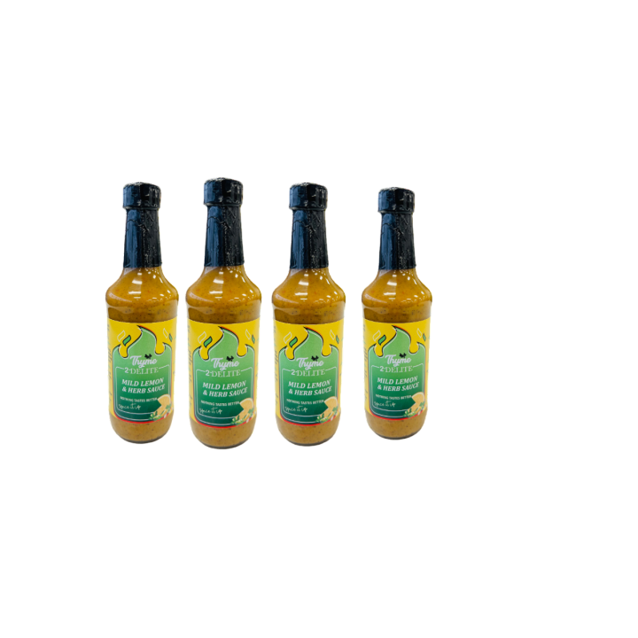 Mild Lemon & Herb Sauces 4 X 250ml
