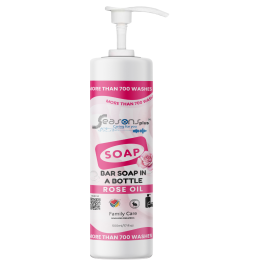Seasons Plus Bar Soap in A Bottle Rose Oil 500ml