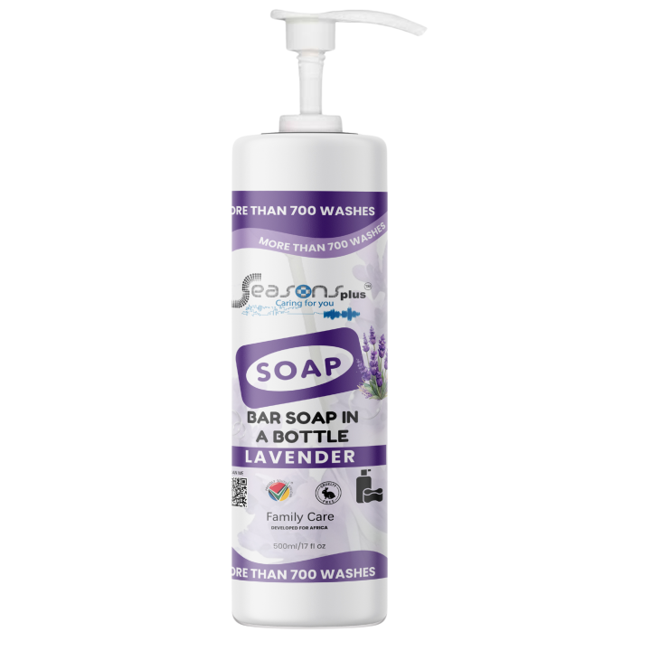 Bar Soap In A Bottle Lavender 500ml