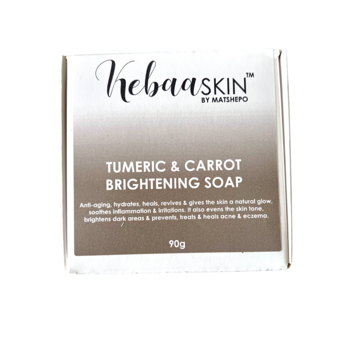 Organic Skin Care: Tumeric & Carrot Brightening Soap (Face & Body)