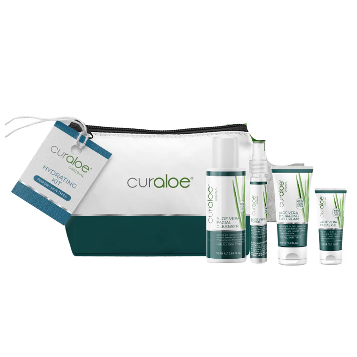 Curaloe Hydrating Aloe Vera Skincare Mini Gift Set – Original Line