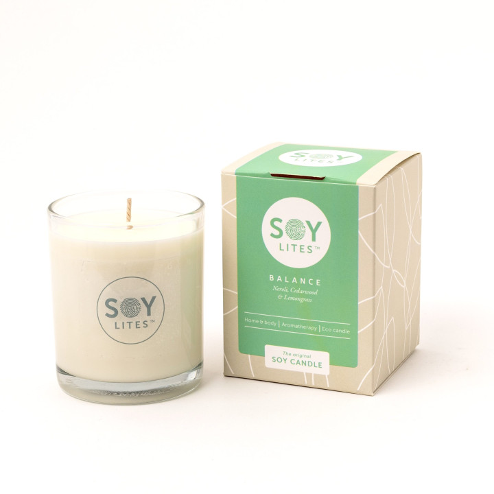 Soylites Moisturising Soy Candle Tumbler Balance 220ml