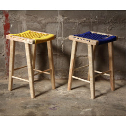 Khumbula Backless Barstool–Woven Seat by
Homewood