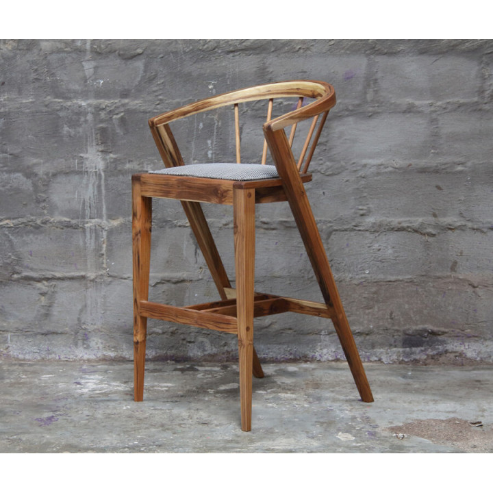 Duzu Barstool–Woven or Upholstered Seat by
Homewood