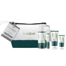 Curaloe Acne Control Aloe Vera Skincare Mini Gift Set For Oily Skin