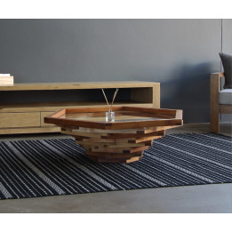 Aloe Coffee Table Glass Top by
Homewood