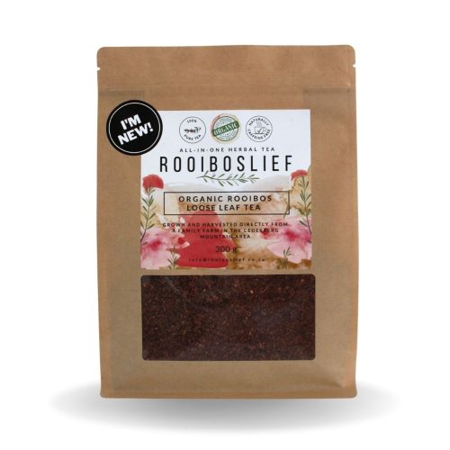 Rooiboslief - 300g Organic Loose Leaf Rooibos Tea (10 x packs)