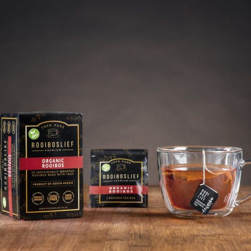Rooiboslief - 40g Premium Organic Rooibos Tea 20's (3 x retail boxes) - Image 3