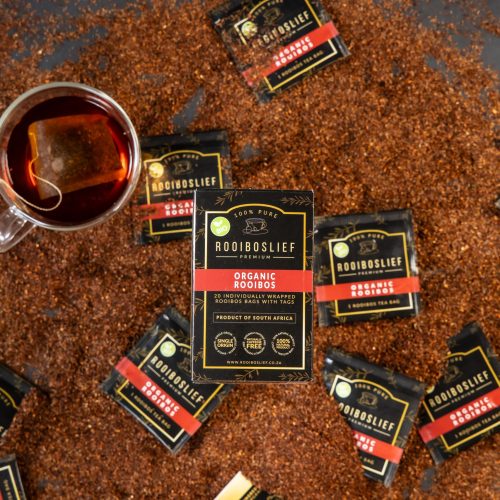 Rooiboslief - 40g Premium Organic Rooibos Tea 20's (3 x retail boxes) - Image 4