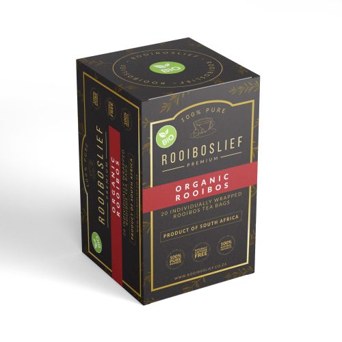 Rooiboslief - 40g Premium Organic Rooibos Tea 20's (3 x retail boxes)