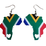 Africa Map Earrings