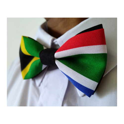 polkadotcoco sa flag bow tie