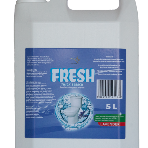 FRESH Thick Bleach Multipurpose Cleaner Lavender Fragrance - 5L