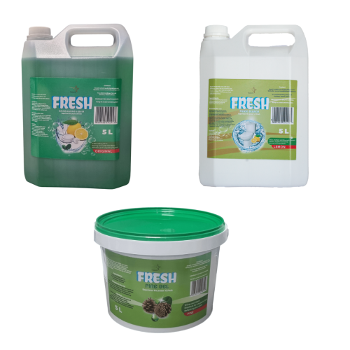 FRESH Essential Home Cleaning Combo Regular-5 LT Lemon