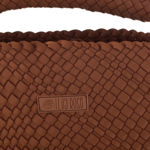 Maxi Stylin' Woven Handbag and Wristlet Set - Image 4