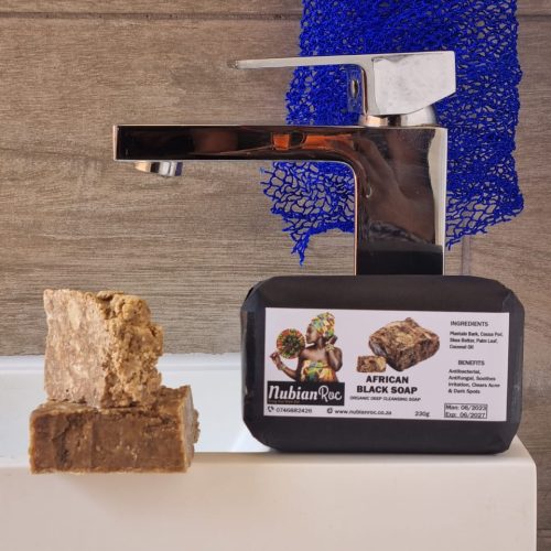 Raw African Black Soap - 200g - Image 3