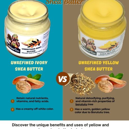 Raw Unrefined Organic Shea Butter (Yellow) - 250g - Image 5