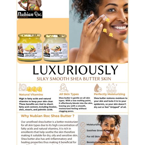 1kg Raw Unrefined Organic Shea Butter (Yellow) - Image 7