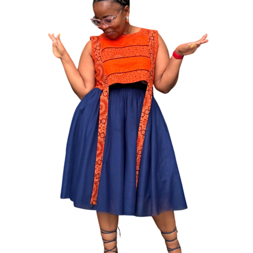 Top: Orange 3 Cat with Black Binding