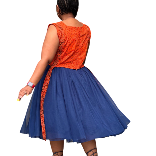 Top: Orange 3 Cat with Black Binding - Image 4