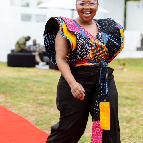 Top: Patchwork Wrap Around Top - Image 3